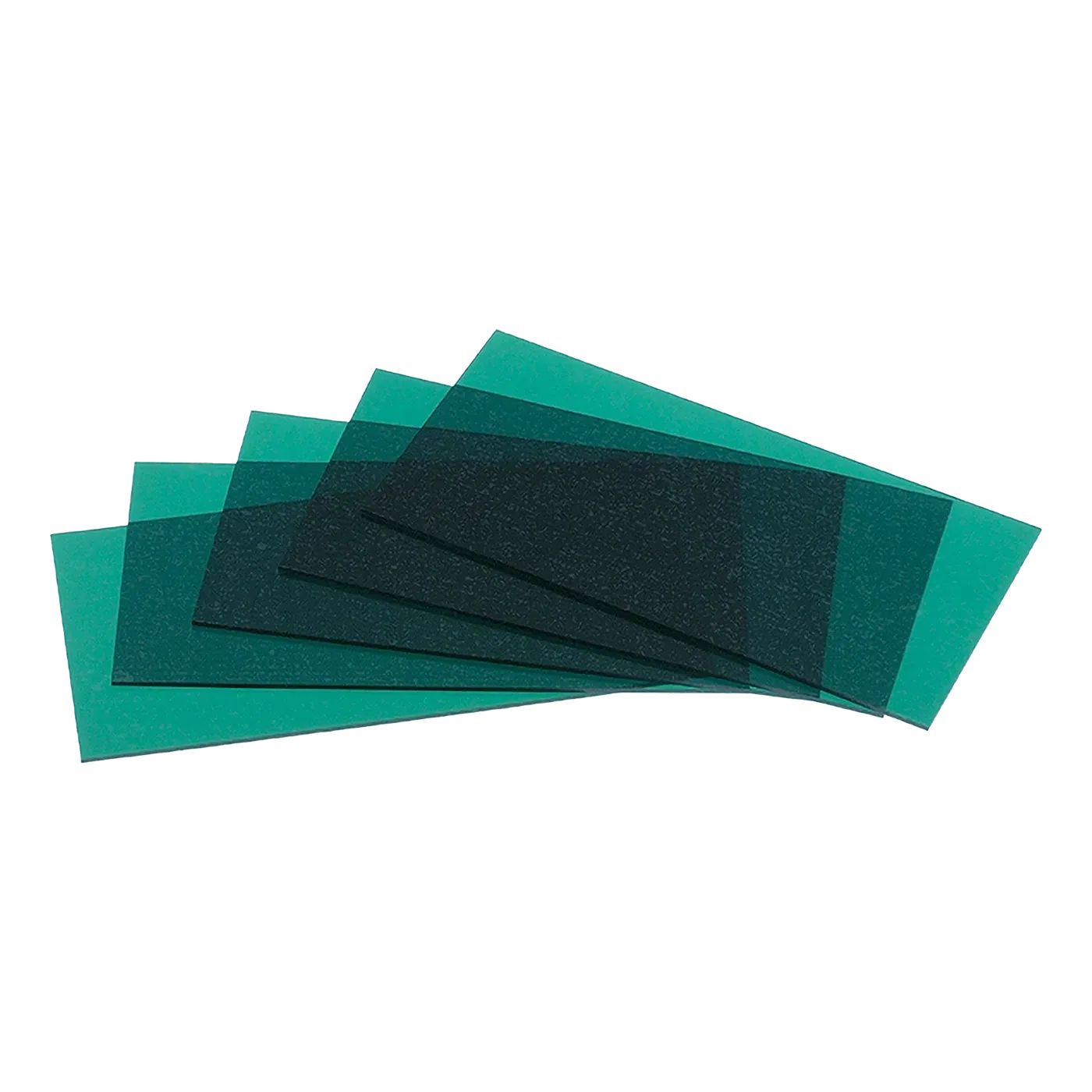 Inside cover lens, +2.0 shade level, dark green, for sphere, liteflip and Y series (set of 5)