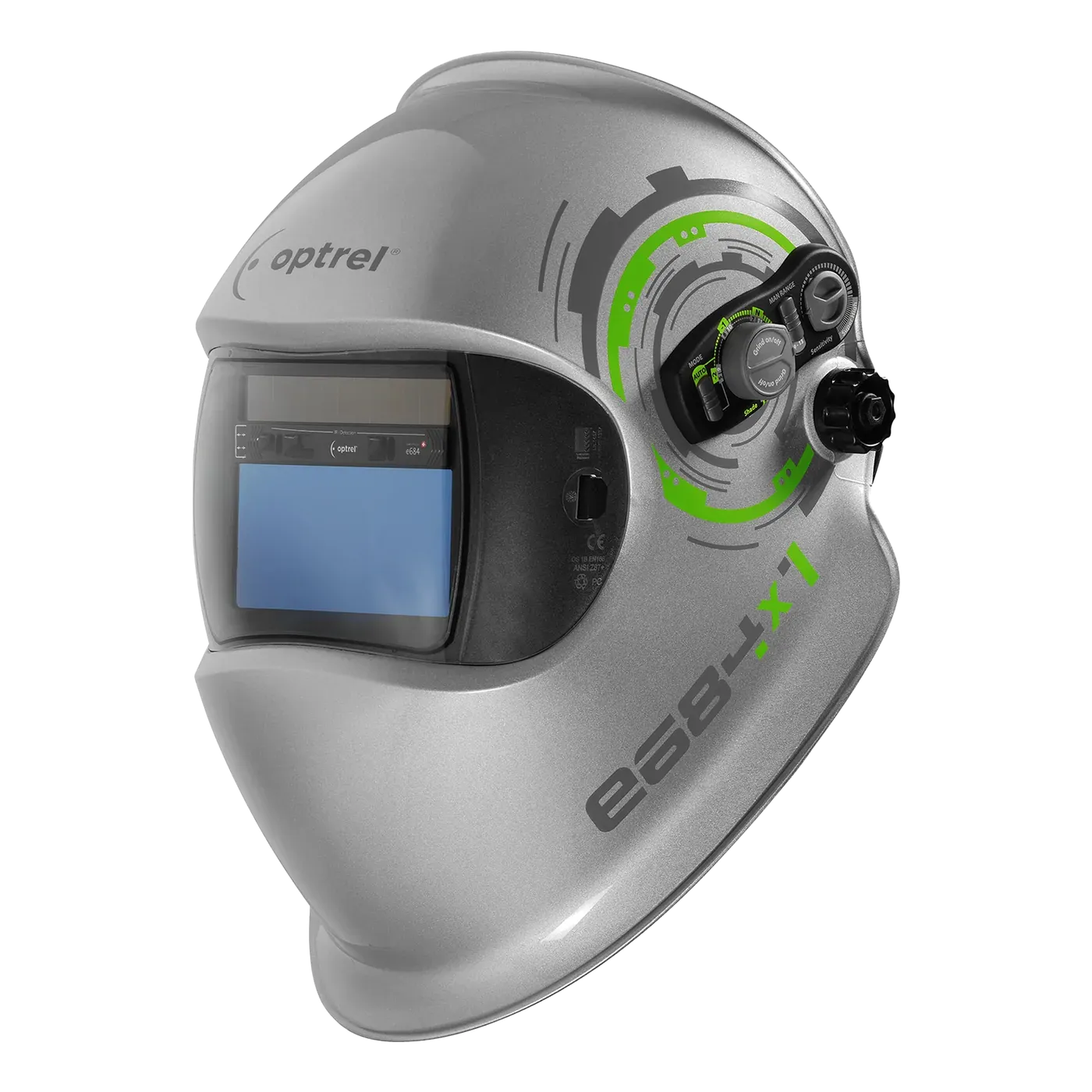 e684 — auto-darkening welding helmet