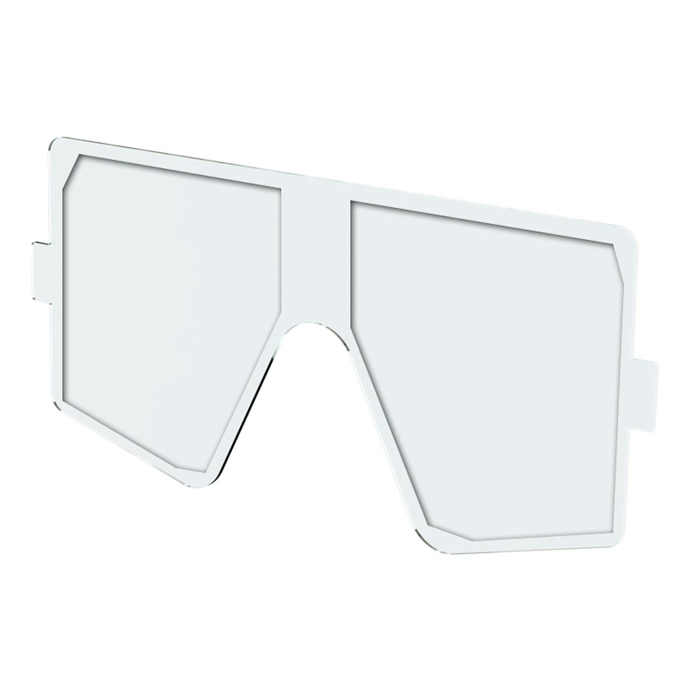 Magnifying lens +1.00 for helix and panoramaxx series, with nose cut-out