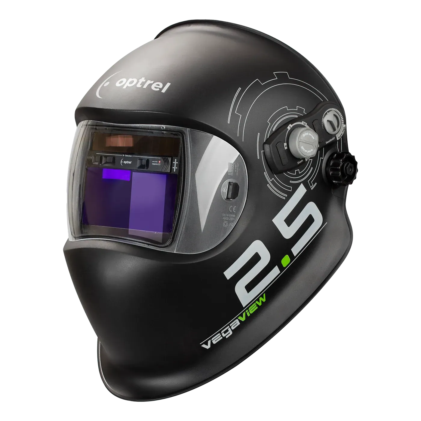 vegaview2.5 — auto-darkening welding helmet