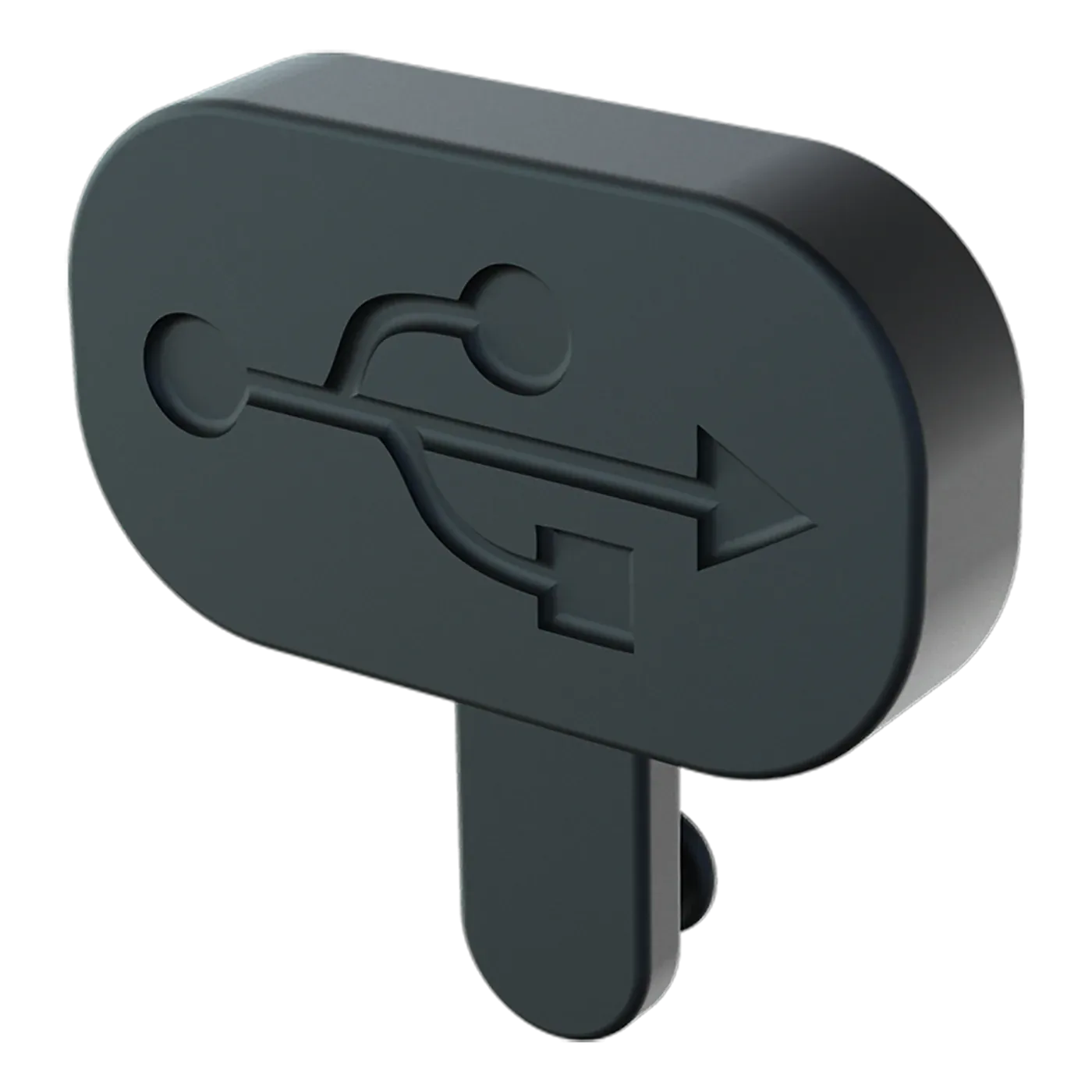 Micro USB port cover, rubber, for helix and panoramaxx series (set of 2)