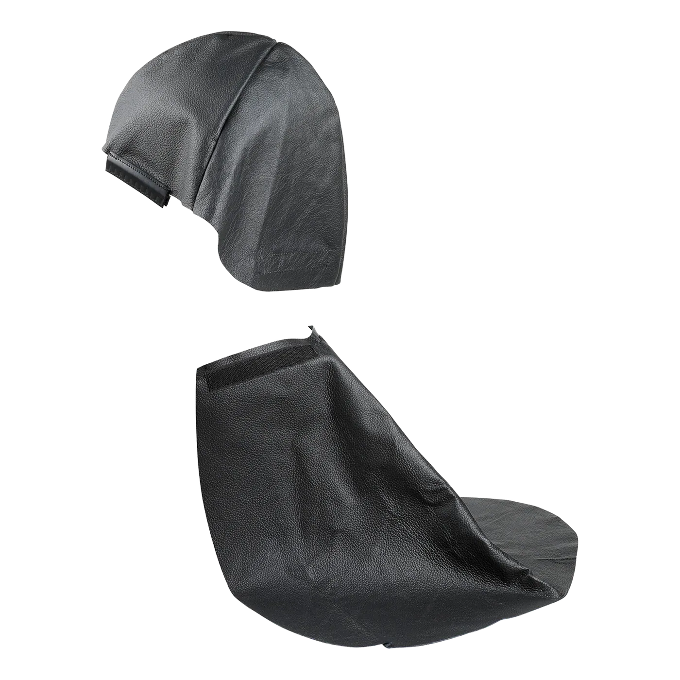 Leather head and neck protection, black — for panoramaxx, sphere, liteflip and Y series (not for PAPR versions)