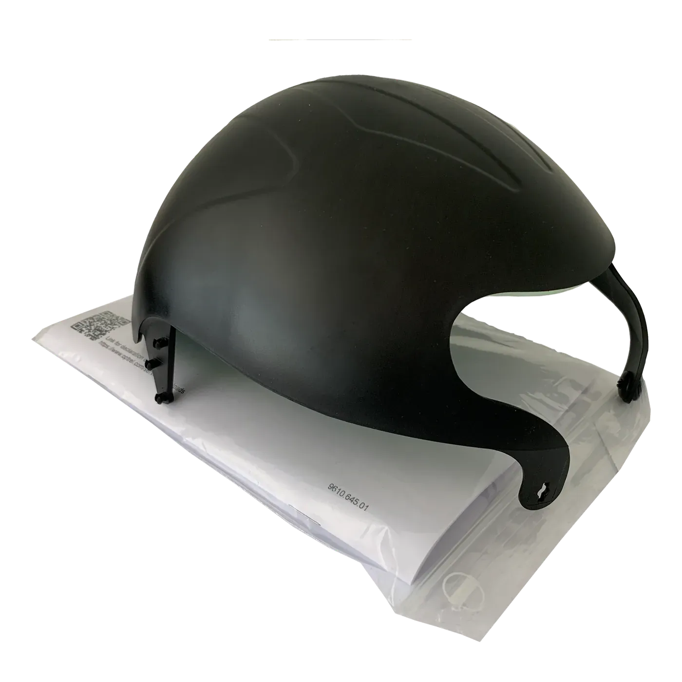 Bump cap, black, attaches to the optrel comfort headband
