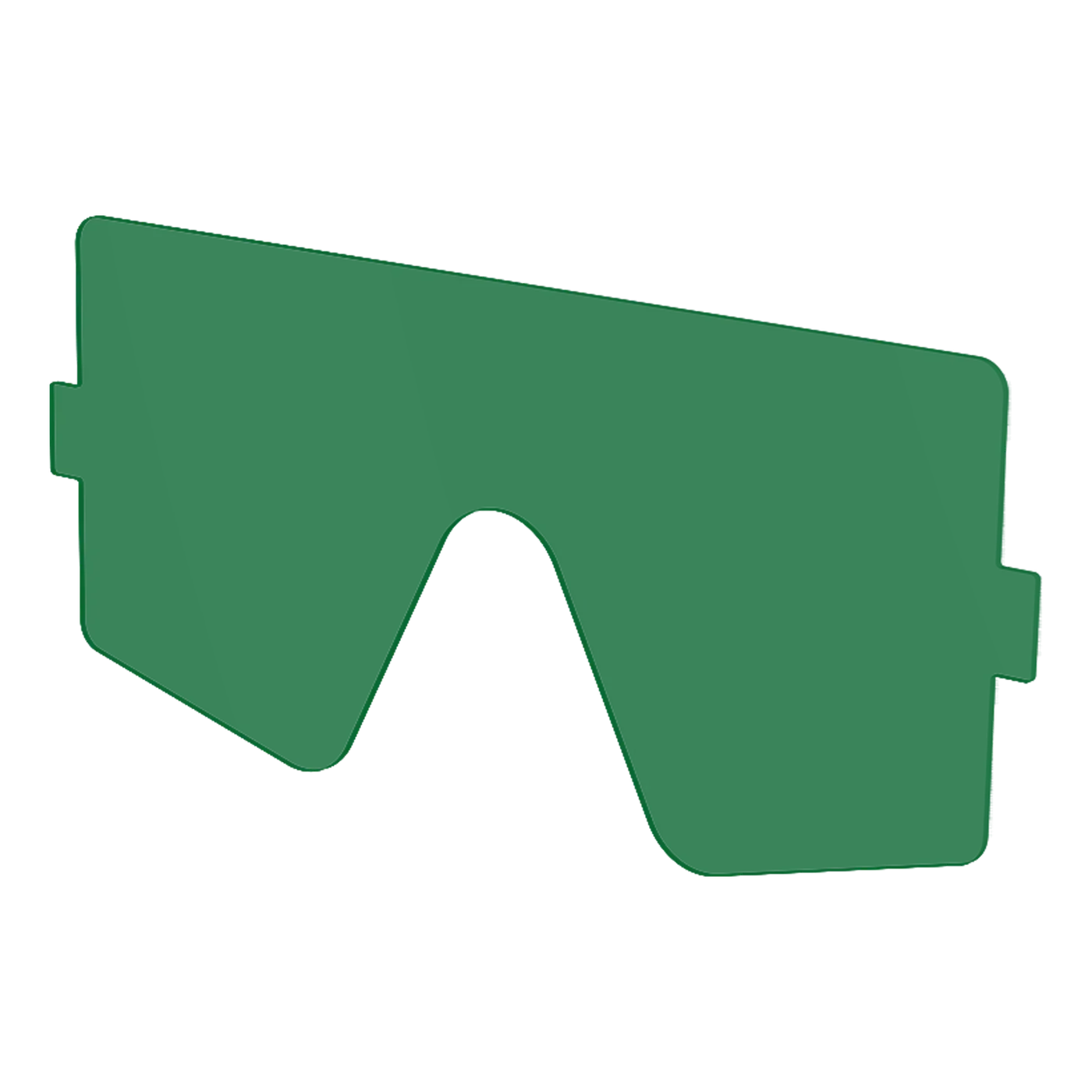 Inside cover lens, +2.0 shade level, dark green, for helix and panoramaxx series (set of 5)