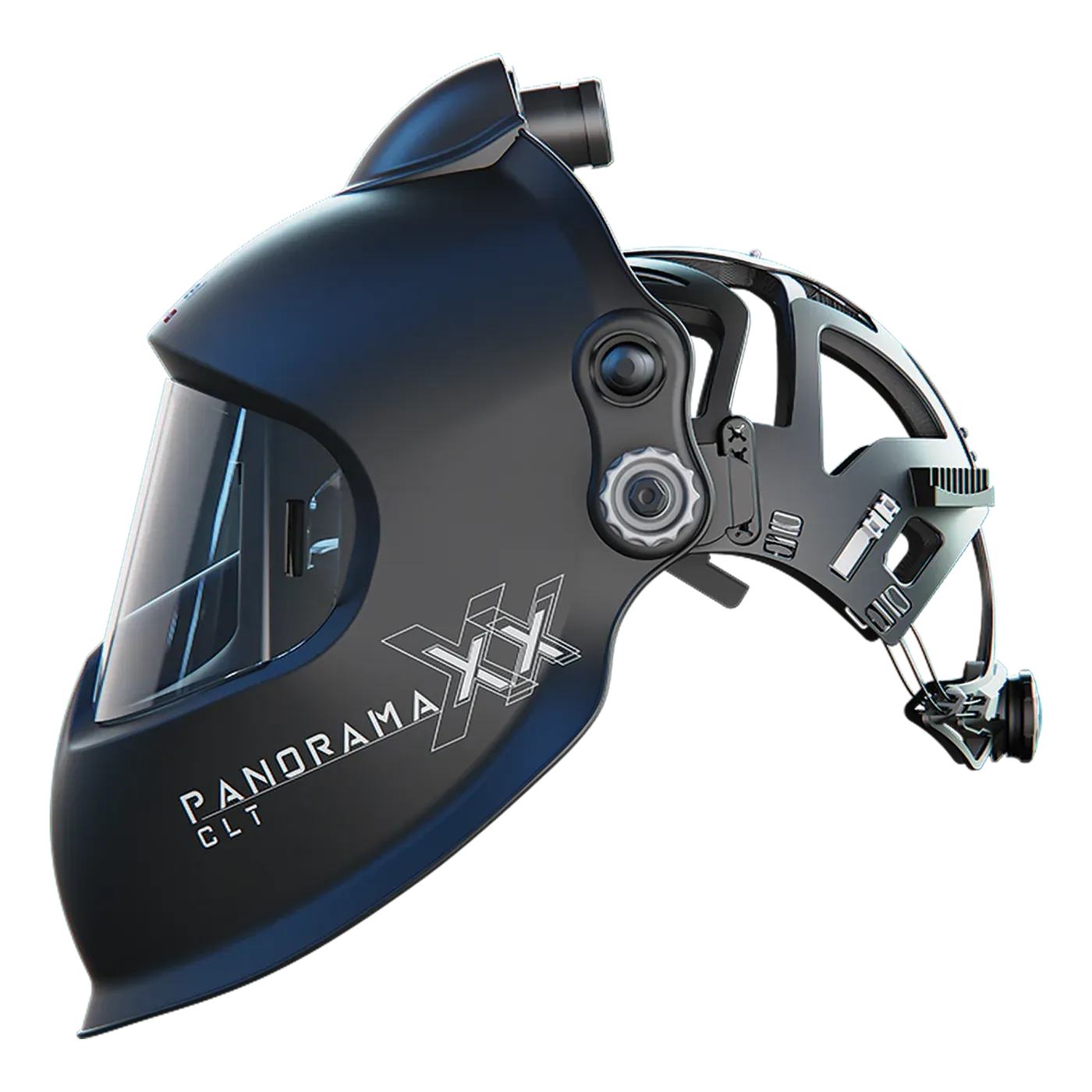 panoramaxx pure air clt — auto-darkening PAPR welding helmet