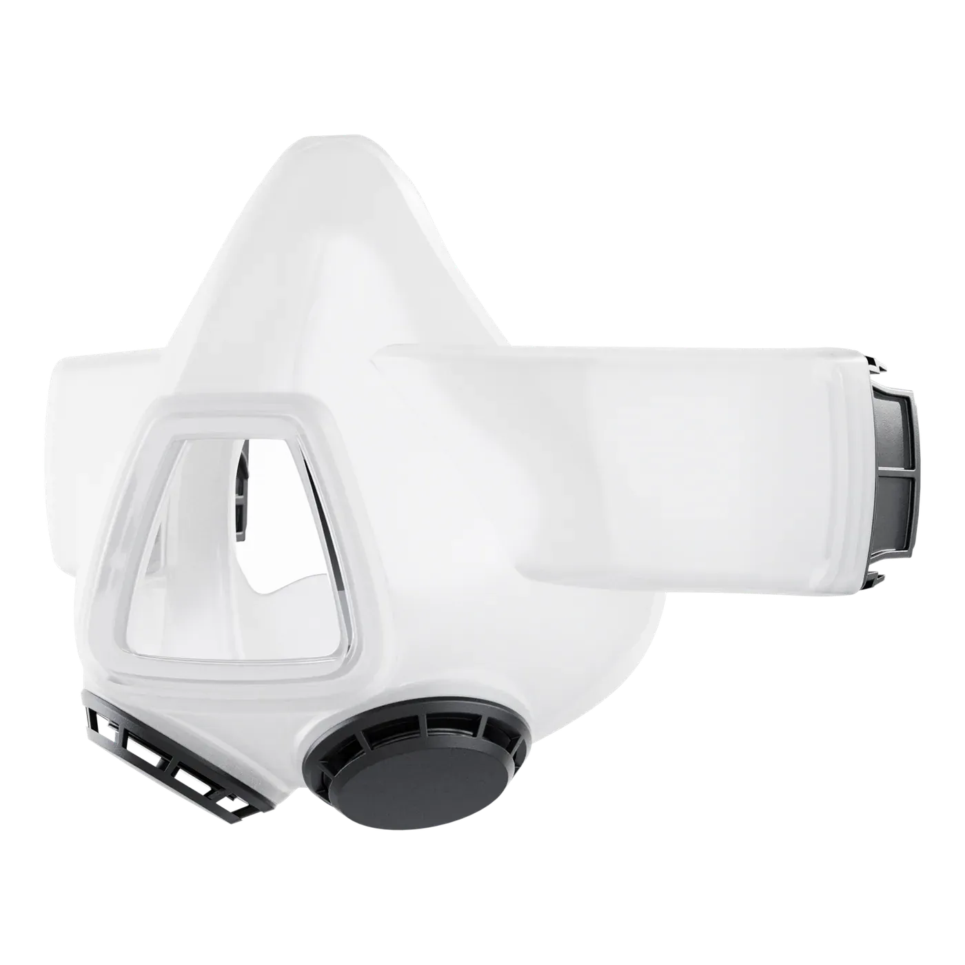 Half mask “tight fit” for swiss air, white, size S