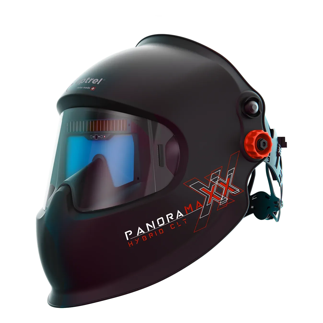 panoramaxx hybrid clt — auto-darkening welding helmet with laser protection