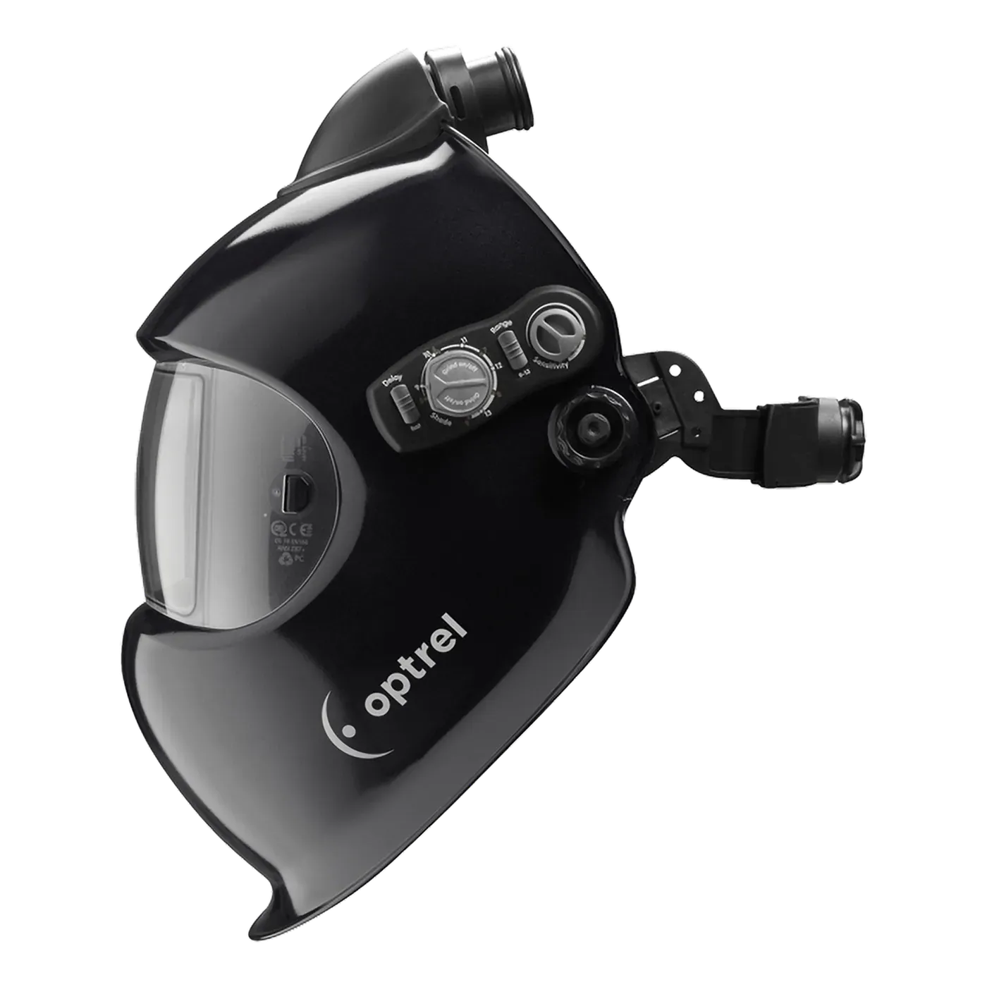 PAPR helmet shell for sphere series, black (without auto-darkening filter)