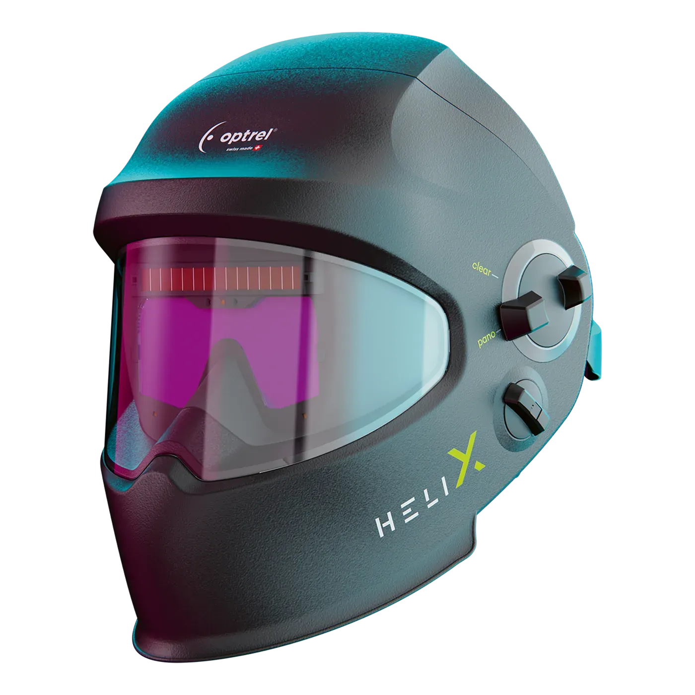 optrel helix 2.5 — auto-darkening welding helmet with industrial safety helmet