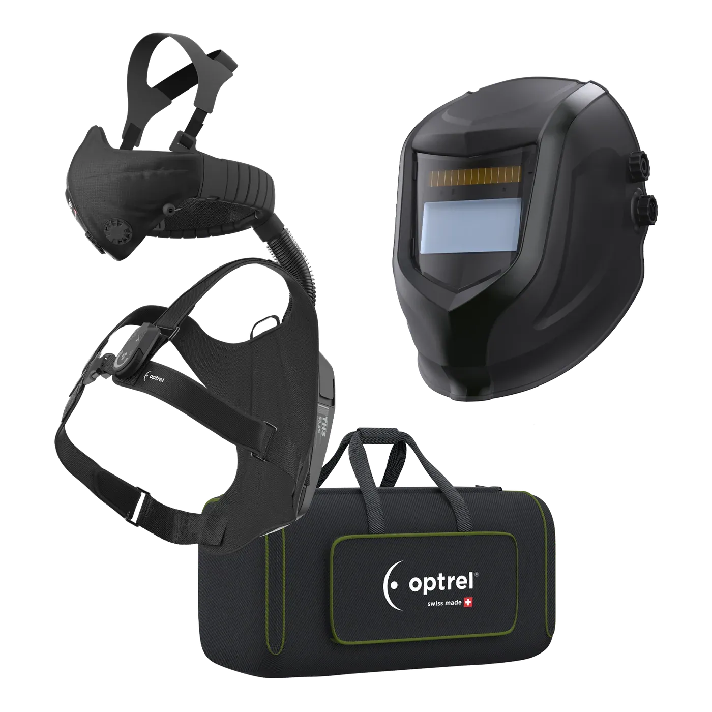 Ready-to-Weld package neo p550 + swiss air — welding helmet with respiratory system