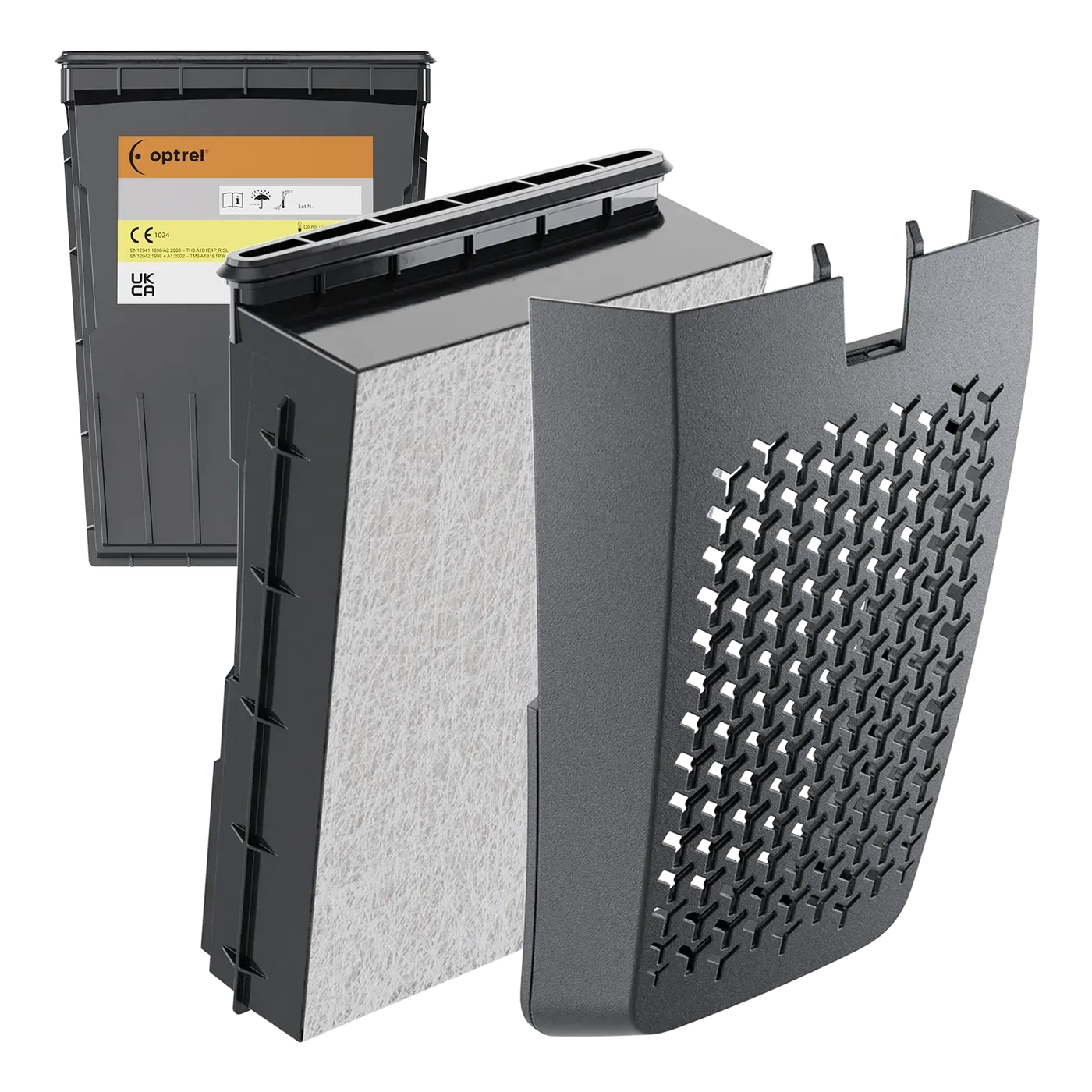 Upgrade kit ABE1P combination filter for swiss air (filter, cover, spark guard, 50 pre-filters)