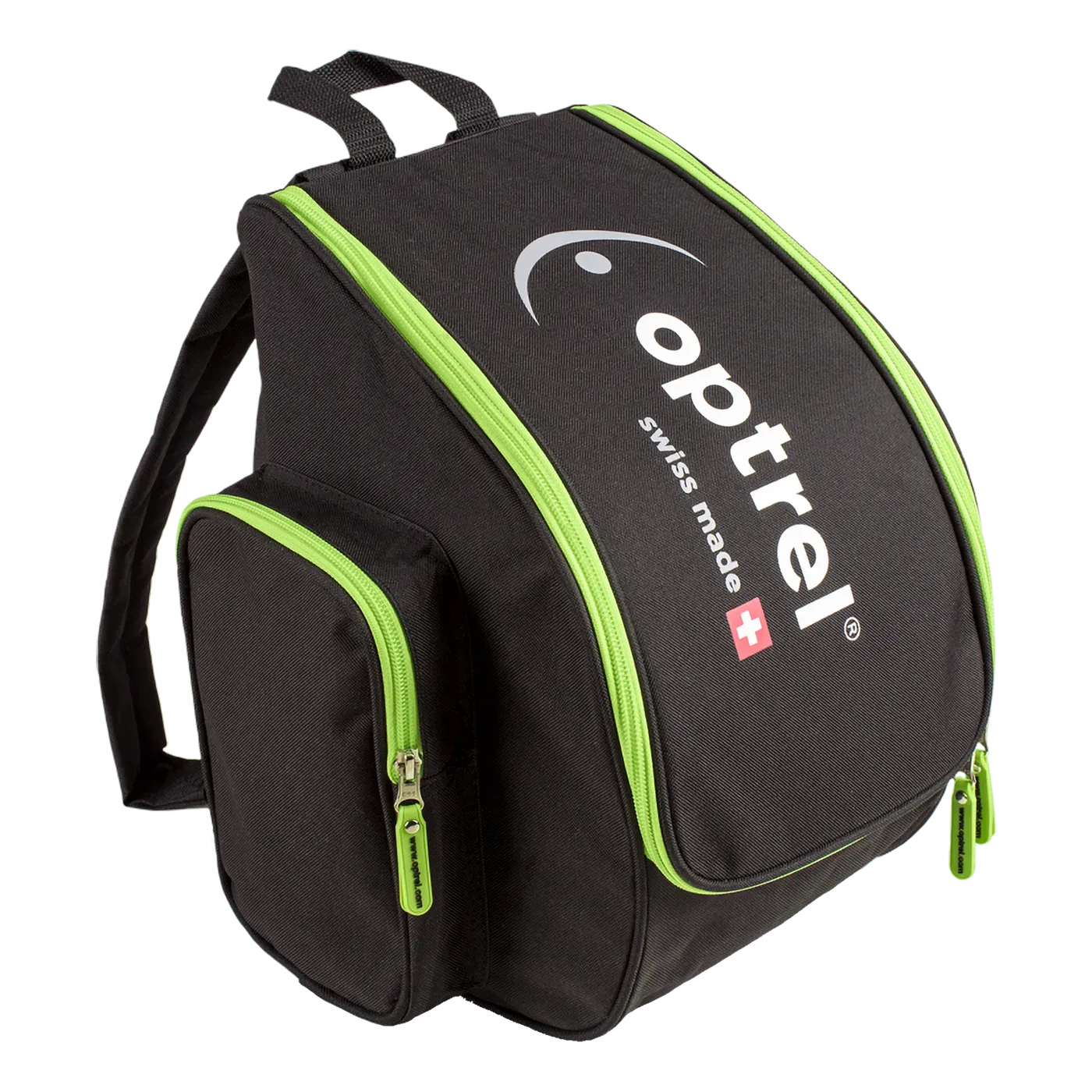 Helmet backpack for welding helmets and swiss air, black/green