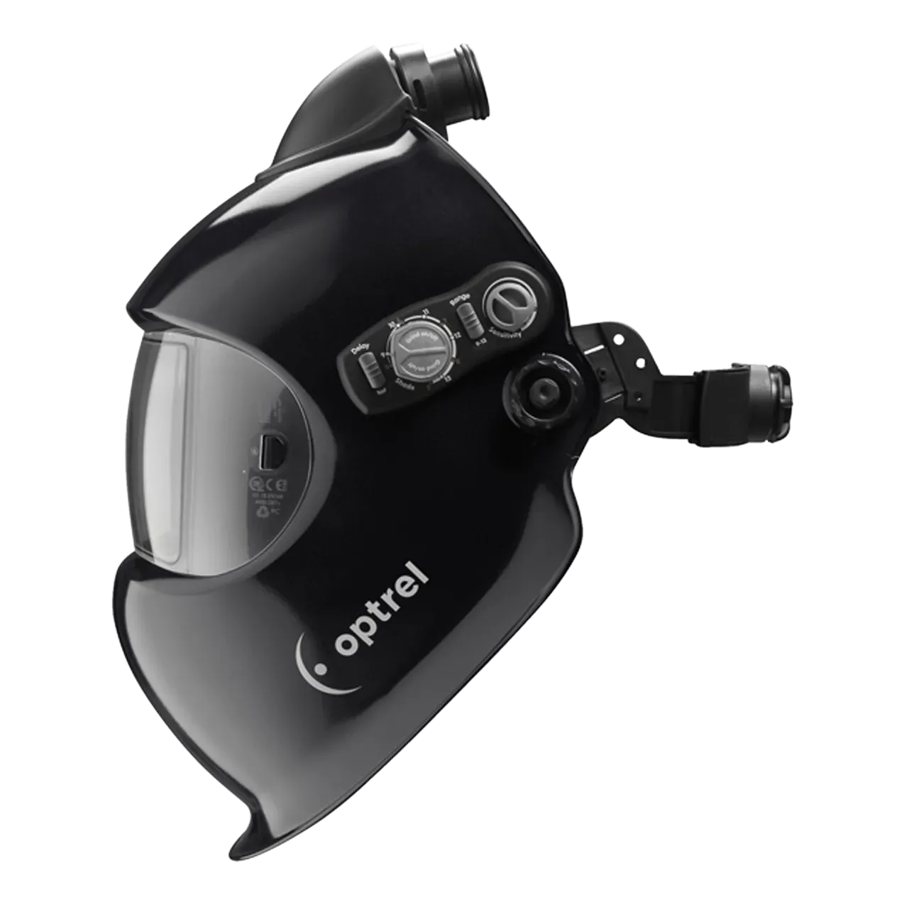 PAPR helmet shell, dark blue (without auto-darkening filter) — for e684, vegaview2.5, e680, e670, e650