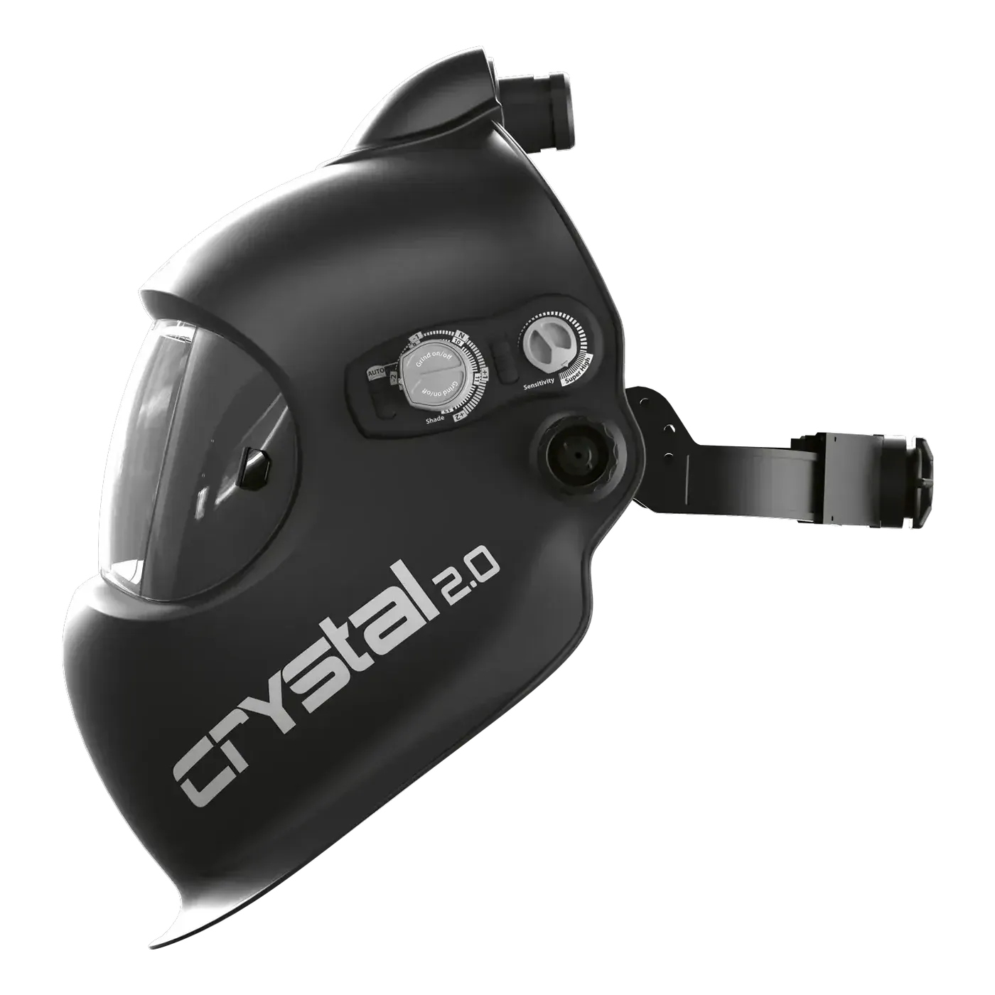 crystal2.0 PAPR helmet shell, black (without auto-darkening filter)