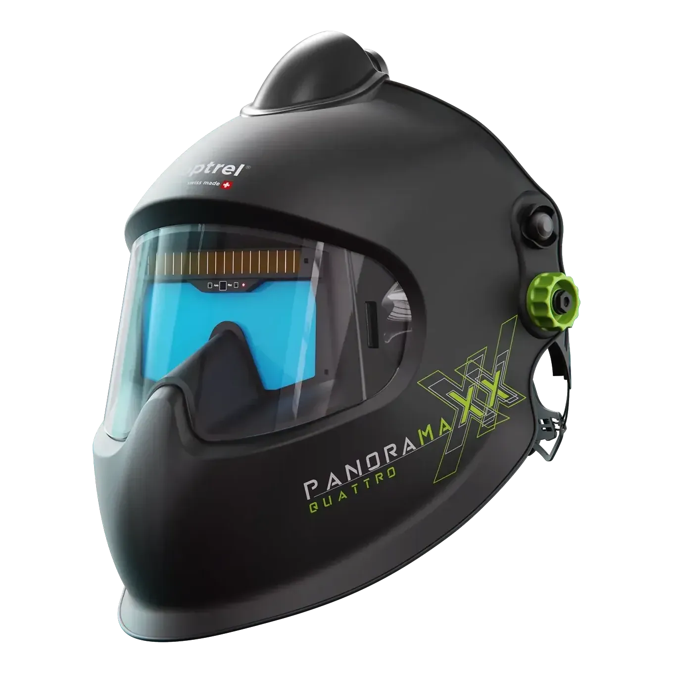 optrel panoramaxx pure air quattro — auto-darkening PAPR welding helmet — 2