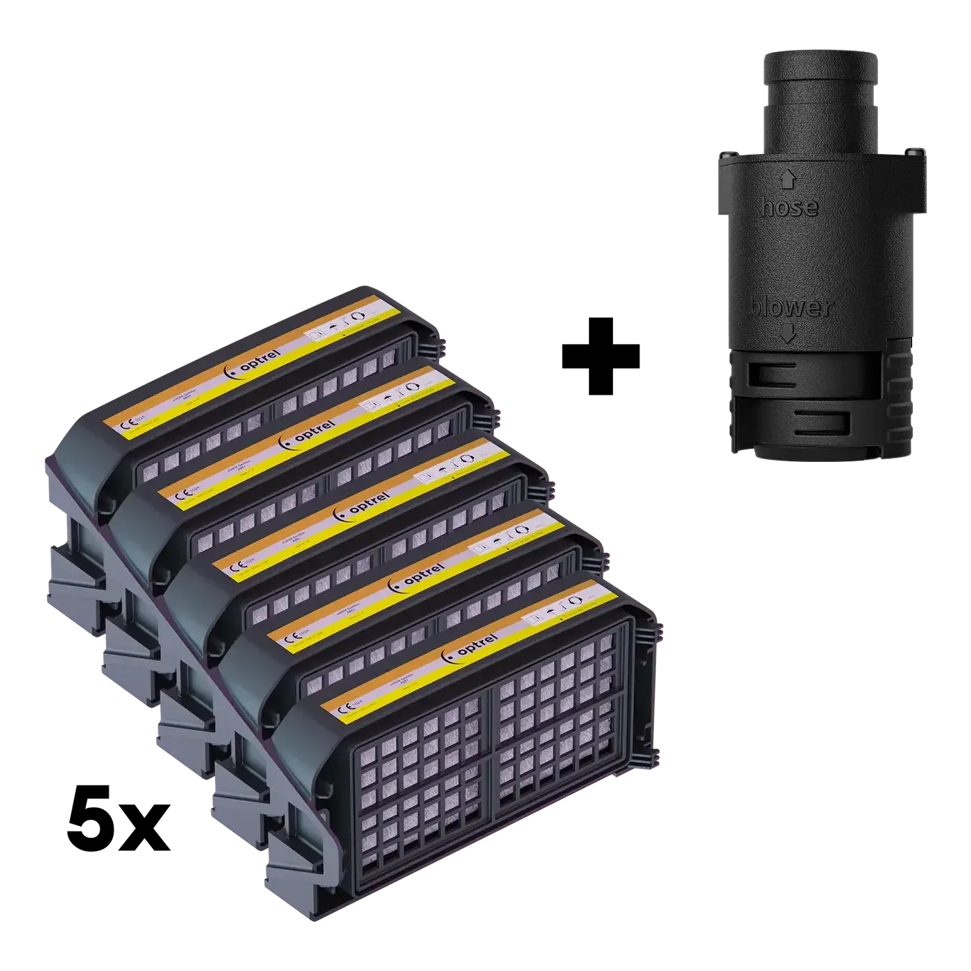 A1B1E1 gas filter for e3000X (set of 5) with silencer
